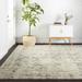 Gray/White 63 x 0.5 in Area Rug - Williston Forge Mahfuze Oriental Ivory/Gray Area Rug Polyester/Polypropylene | 63 W x 0.5 D in | Wayfair