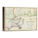 Global Gallery 'Map of New Orleans & Adjacent Country, 1815' by John Melish Graphic Art on Wrapped Canvas in White | 29 H x 40 W x 1.5 D in | Wayfair