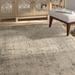 Gray/White 94 x 0.5 in Area Rug - Williston Forge Mahfuze Oriental Beige/Charcoal Area Rug Polyester/Polypropylene | 94 W x 0.5 D in | Wayfair