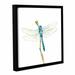 August Grove® Blue Dragonfly SQ - Print on Canvas Canvas, Cotton in White | 36 H x 36 W x 2 D in | Wayfair BLMT3348 41787729