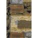 Brown/Gray 90 x 60 x 0.75 in Indoor Area Rug - Red Barrel Studio® Mikiel Abstract Handmade Tufted Wool Gray/Brown Area Rug Wool | Wayfair