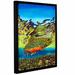 Highland Dunes 'Brook Trout' Framed Painting Print on Wrapped Canvas Canvas, Crystal in Black | 10 H x 8 W x 2 D in | Wayfair BLMT3780 41789748