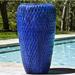 Dakota Fields Brazoria Glazed Terracotta Pot Planter in Gray | 35.5 H x 19.75 W x 19.75 D in | Wayfair BLMK2099 43897238