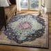 Black/Blue 79 x 0.45 in Indoor Area Rug - Bungalow Rose Oriental Area Rug | 79 W x 0.45 D in | Wayfair BLMT2389 41781689