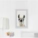 Brayden Studio® Adrienne 'Black & White Llama' Framed Graphic Art Print Paper, Solid Wood in Black/White | 18 H x 12 W in | Wayfair