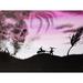 Buy Art For Less 'Storm Chaser' by Ed Capeau Graphic Art on Wrapped Canvas Metal in Black/Pink, Size 24.0 H x 32.0 W x 1.5 D in | Wayfair