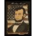 Buy Art For Less 'Abraham Lincoln' by Beth Albert Framed Vintage Advertisement Metal in Black/Brown | 32 H x 24 W x 1 D in | Wayfair