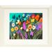 Buy Art For Less 'Melody of Colors II Poster' by Elizabeth Stack Framed Painting Print Paper in Blue/Green/Orange | 19 H x 23 W x 1 D in | Wayfair