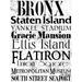 Buy Art For Less Bronx, Yankee Stadium, Ellis Island | 24 H x 18 W x 1.5 D in | Wayfair CAN JM1386 18x24 GW