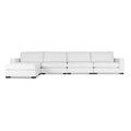 White Reclining Sectional - Wade Logan® Maggio 166" Wide Revolution Performance Fabrics® Sectional Revolution Performance Fabrics®/Other Performance Fabrics | Wayfair