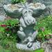 Campania International Moose Decorative Tray Bird Feeder Stone, Copper in Gray | 17 H x 11 W x 11 D in | Wayfair B-047-PN