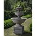 Campania International Monteros Concrete Garden Terrace Cast Stone Fountain | 74.75 H x 47 W x 47 D in | Wayfair FT-269-GS