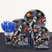 Creative Converting 81 Piece Space Blast Birthday Paper/Plastic Tableware Set in Black/Blue/Orange | Wayfair DTC5533C2A