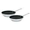 Cuisinart Chef's Classic Stainless Steel 2 Piece Skillet Set Non Stick/Stainless Steel in Gray | 2.8 H in | Wayfair 722-911NS