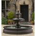 Campania International Caterina Concrete Fountain | 55 H x 82 W x 82 D in | Wayfair FT-193-BR