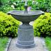 Campania International Medici Concrete Ellipse Fountain | 38 H x 37 W x 31 D in | Wayfair FT-53-GS