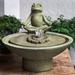 Campania International Meditation Concrete Garden Terrace Fountain, Size 14.5 H x 17.0 W x 13.0 D in | Wayfair FT-259-VE