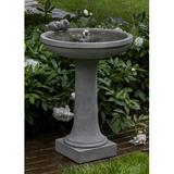 Campania International Juliet Fountain Concrete in Blue/Black | 37 H x 27.25 W x 24.75 D in | Wayfair FT-310-AL