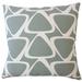 Corrigan Studio® Ann Geometric Down Filled Throw Pillow Down/Feather/Cotton in Gray | 24 H x 24 W x 6 D in | Wayfair CSTD6279 42767729