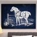 Darby Home Co 'Equine Sketch VII' Graphic Art Print on Wrapped Canvas in Black Canvas, Solid Wood in Black/White | 18 H x 27 W x 1.5 D in | Wayfair