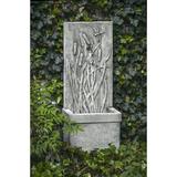 Campania International Dragonfly Concrete Wall Fountain | 48 H x 19 W x 15.5 D in | Wayfair FT-196-CB