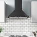 Cavaliere 30" 900 CFM Convertible Wall Mount Range Hood in Powder Coated Matte Black in Black/Gray | 43.39 H x 29.53 W x 19.7 D in | Wayfair