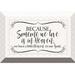 Dexsa Because Someone We Love Textual Art on Glass in Black/Gray/White | 5.5 H x 8.5 W x 1.5 D in | Wayfair DX6973