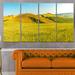 Design Art 'Tuscany Wheat Field on Sunny Day' Wrapped Canvas Photographic Print Multi-Piece Image on Canvas in Blue/Green | Wayfair PT11292-271