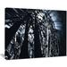 Design Art Black Atomic - Wrapped Canvas Graphic Art Print Metal in Black/Green | 20 H x 40 W x 1 D in | Wayfair PT8554-40-20