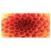 Design Art 'Brown Flower w/ Dense Petals' Graphic Art Print on Wrapped Canvas Metal in Brown/Orange | 16 H x 32 W x 1 D in | Wayfair PT8873-32-16