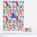 Design Art Colorful Flowers & Birds Watercolor - 3 Piece Graphic Art on Wrapped Canvas Set Canvas in Green/White | 36 H x 28 W x 1 D in | Wayfair