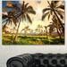 Design Art 'Beautiful Palm Plantation in Hawaii' Photographic Print on Wrapped Canvas Metal in Green | 16 H x 32 W x 1 D in | Wayfair PT12791-32-16