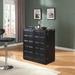 Darby Home Co Eagan California Bar Cabinet Wood in Black/Brown | 42 H x 21.5 D in | Wayfair DRBH1681 43631342