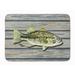 East Urban Home Fish Bass Small Mouth Rectangle Microfiber Non-Slip Bath Rug Memory Foam | Wayfair EAAS5066 40000301