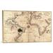 East Urban Home 'Portolan World Map' Print on Canvas Canvas | 20 H x 30 W x 1.5 D in | Wayfair EABP7817 40293533