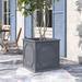 Kelly Clarkson Home Chaya Fiberglass Planter Box Fiberglass in Gray | 18.5 H x 18.5 W x 18.5 D in | Wayfair DRBH1978 43896566