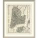 East Urban Home 'New York, Plan, 1844' Framed Print Paper in Gray | 44 H x 37 W x 1.5 D in | Wayfair EASN3803 39506354