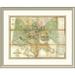 East Urban Home 'Baltimore, Maryland, 1852' Framed Print Paper in Brown | 31 H x 38 W x 1.5 D in | Wayfair EASN4094 39507366