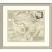 East Urban Home 'Composite: Africa, 1787' Framed Print Paper in Gray | 27 H x 30 W x 1.5 D in | Wayfair EASN4266 39507973