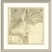 East Urban Home 'Map of New York Bay & Harbor & the Environs, 1844' Framed Print Paper in Gray | 30 H x 29 W x 1.5 D in | Wayfair EASN4315 39508153
