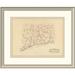 East Urban Home 'Connecticut: Senatorial Districts, 1893' Framed Print Paper | 24 H x 30 W x 1.5 D in | Wayfair EASN4331 39508211