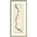 East Urban Home 'Map of the Course of the Mississippi From the Missouri, 1796' Framed Print Paper | 44 H x 20 W x 1.5 D in | Wayfair