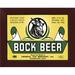 East Urban Home 'Bock Beer' Framed Graphic Art Print Paper in Green/Yellow | 11 H x 14 W x 1 D in | Wayfair EASN8116 39525526