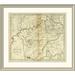 East Urban Home 'State of Kentucky, 1796' Framed Print Plastic in Brown | 34 H x 38 W x 1.5 D in | Wayfair EASN3851 39506523