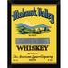 East Urban Home 'Mohawk Valley Bourbon Whiskey' Framed Graphic Art Print Paper in Yellow | 12 H x 9 W x 1 D in | Wayfair EASN8149 39525559