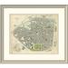 East Urban Home 'Brussels, Belgium, 1837' Framed Print Paper in Gray | 26 H x 30 W x 1.5 D in | Wayfair EASN3599 39505633