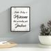 Ebern Designs Make Today So Awesome That Yesterday Gets Jealous - Picture Frame Textual Art Print on Canvas in Black/White | Wayfair