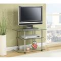 Ebern Designs Beckett TV Stand for TVs up to 32" Glass/Metal | 23.25 H in | Wayfair EBND6621 40998981