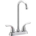 Elkay Everyday Pull Down Double Handle Bar Faucet in Gray | Wayfair LK2477CR