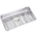 Elkay Lustertone 30.5" L x 18.5" W Undermount Kitchen Sink Kit Stainless Steel in Gray | 7.5 H x 30.5 W x 18.5 D in | Wayfair ELUH2816DBG